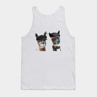 Best Friends Two Albacas Llamas Tank Top